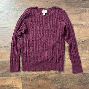 St. John's Bay Women's Sweater in Burgundy